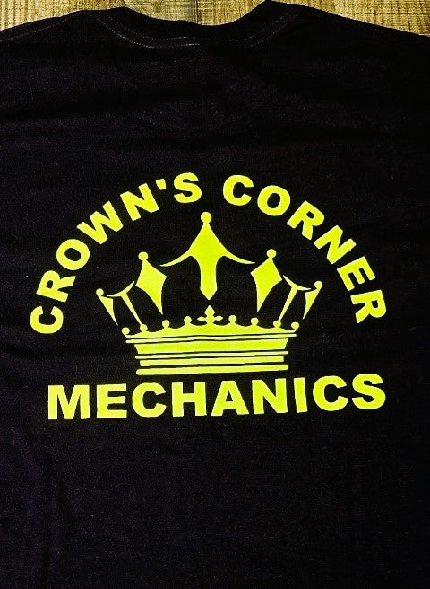 Crown's Corner Mechanics T Shirt SheMechanic™ Brand