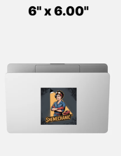 SheMechanic ™ Tool Box Sticker